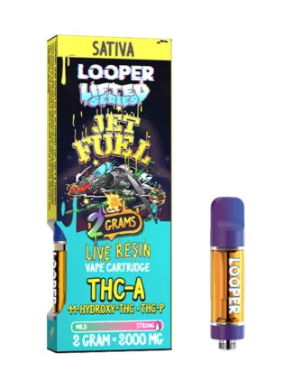 Jet Fuel Looper Lifted Series THC-A+11-Hydroxy-THC+THCP-O Vape 2G