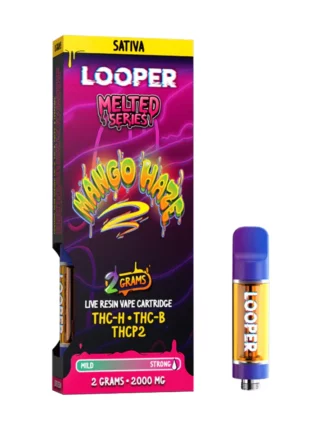 Mango Haze Cookies Looper Melted Series THC-H+THC-B+THCP2 Vape 2G