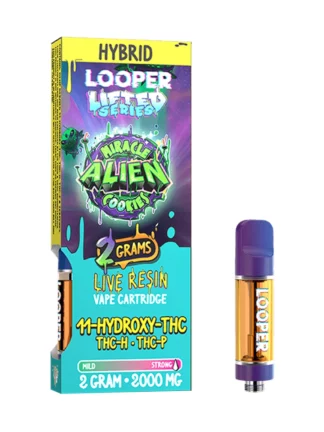 Miracle Alien Cookies Looper Lifted Series 11-Hydroxy-THC+THC-H+THC-P Vape 2G