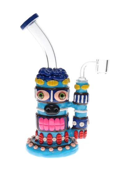 Monster Bent Neck Water Pipe Blue