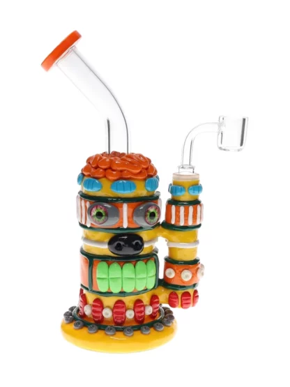 Monster Bent Neck Water Pipe Orange
