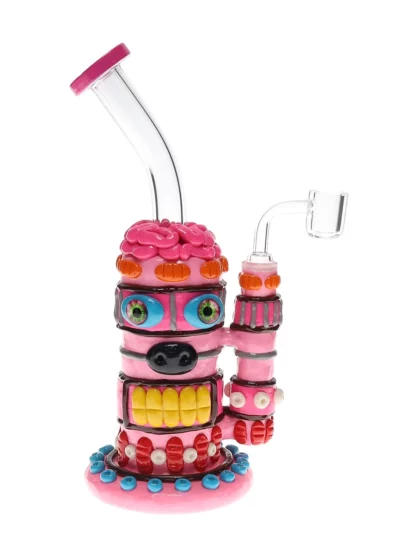 Monster Bent Neck Water Pipe pink