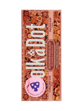 Creamy Hazelnut Wafer PolkaDot Magic Mushroom Belgian Milk Chocolate 500mg