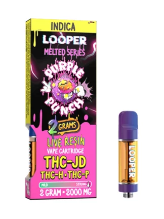 Purple Punch Looper Melted Series THC-JD+THC-H+THC-P Vape 2G