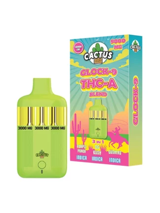 Purple Punch OG Kush Gushers Cactus Labs Glock 9 THC-A Blend Vape 9000mg
