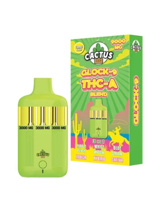 Purple Punch White Widow Blue Dream Cactus Labs Glock 9 THC-A Blend Vape 9000mg