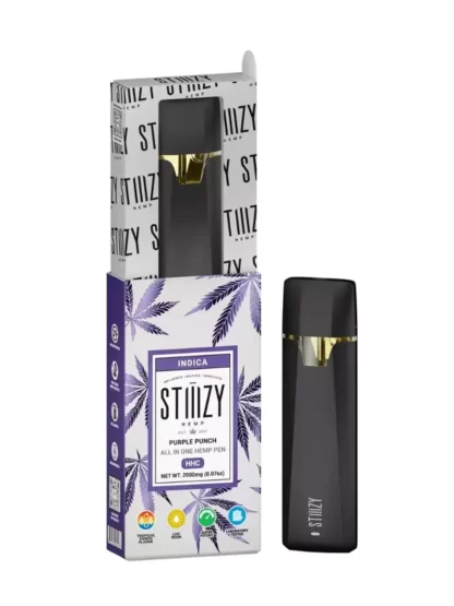 Purple Punch open STIIIZY HHC All-in-One Hemp Pen 2G