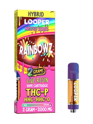 Rainbowz Looper Melted Series THC-P+HHC+HHC-O Live Resin Vape 2G