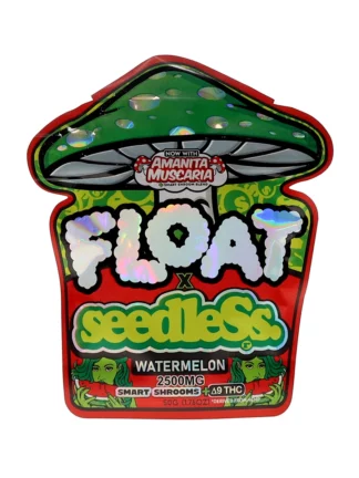 Sedless Watermelon Float Mushroom Gummies + Delta 9 THC