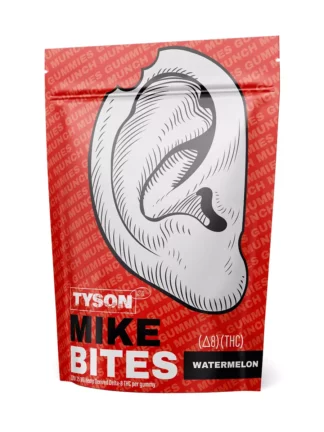 Watermelon Tyson 2.0 Mike Bites Delta-8 Gummies 500m