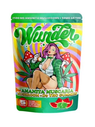 Watermelon WUNDER AMANITA MUSCARIA MUSHROOM GUMMIES 2500MG