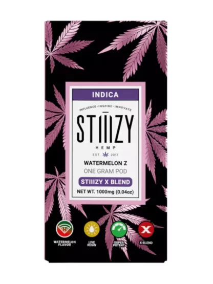 Watermelon Z Indica STIIIZY x Blend Hemp Pods 1G