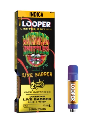 Watermelon Zkittlez Looper Limited Edition Diamond Live Badder HHC+THC-P Vape 2G