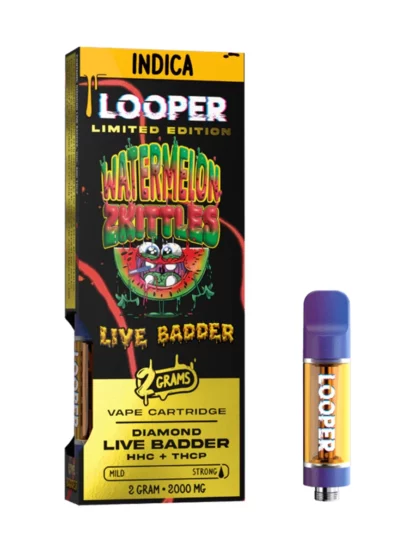 Watermelon Zkittlez Looper Limited Edition Diamond Live Badder HHC+THC-P Vape 2G