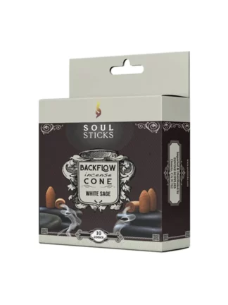White Sage Soul Sticks Backflow Incense Cone