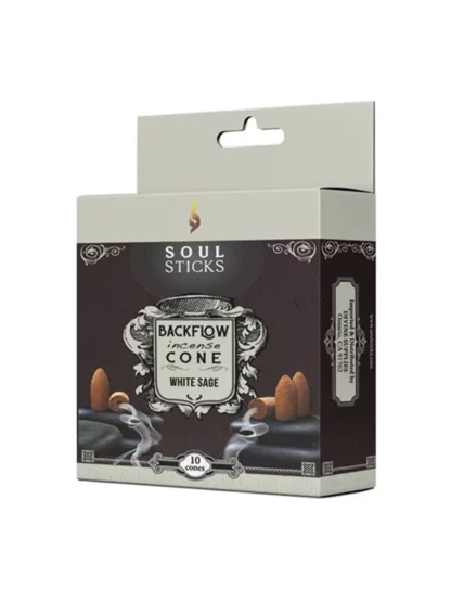 White Sage Soul Sticks Backflow Incense Cone