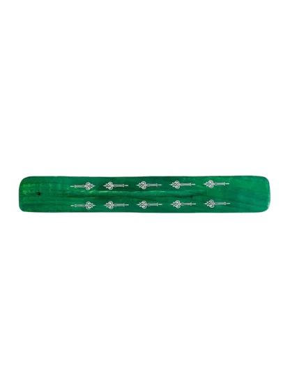 Wooden Incense Holder Green