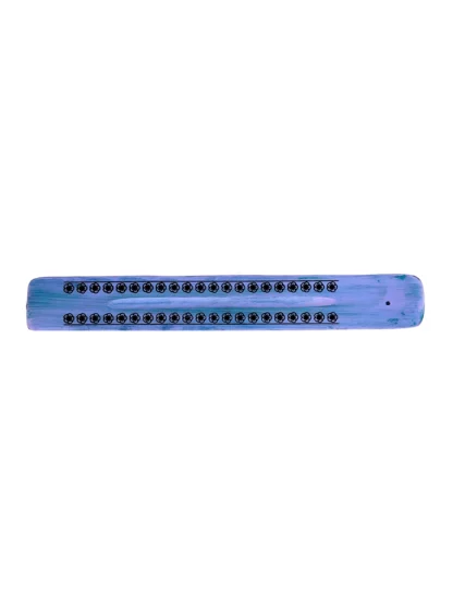 Wooden Incense Holder Milk Blue