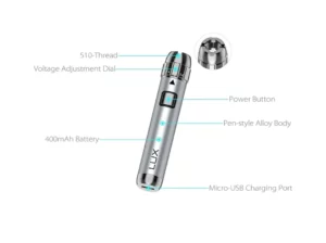 Yocan LUX 510 Threaded Vape Pen Battery D