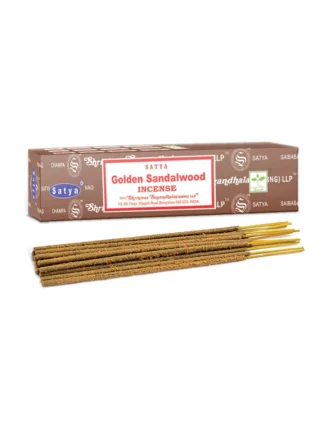 Golden Sandalwood Satya Incense Sticks 15g