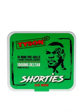 Blue Widow Tyson 2.0 Shorties Delta 8 Pre-Rolls 7G