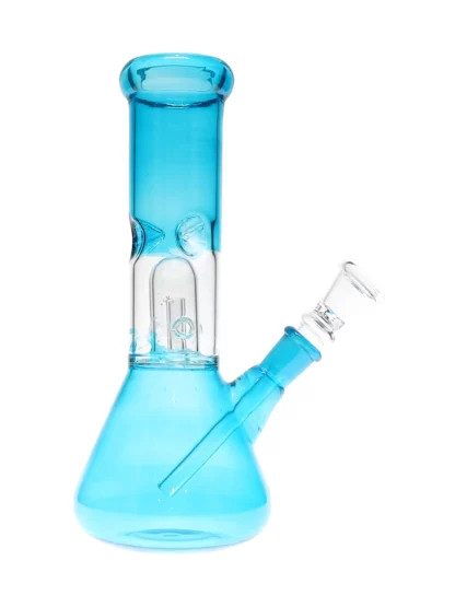 8" Neon Beaker Base Water Pipe sea Blue