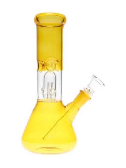 8" Neon Beaker Base Water Pipe Yellow