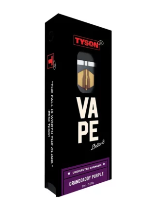 Granddaddy Purple Tyson 2.0 Delta 8 Disposable 2G