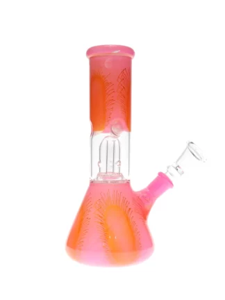 8 Bamboo Beaker Base Water Pipe Pink