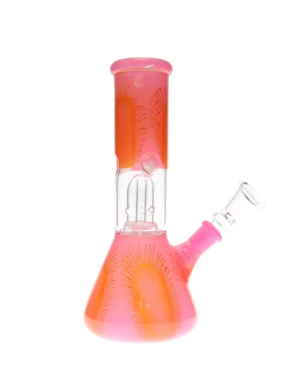 8 Bamboo Beaker Base Water Pipe Pink