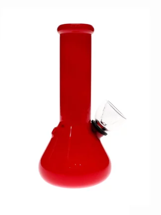 5 Colorful Mini Beaker Bong Red