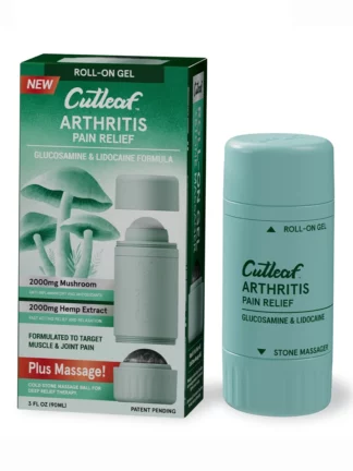 Arthritis Glucosamine and Lidocaine Cutleaf Mushroom Hemp Roll On 2000m