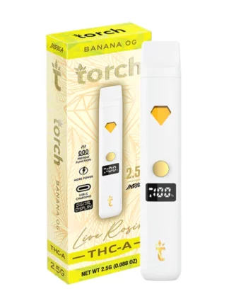 Banana OG Torch THC-A Live Rosin Disposable 2.5G