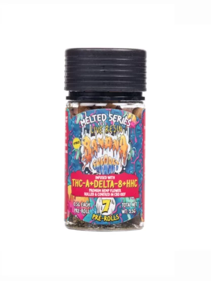 Banana Sherbet Looper Melted Series Live Resin Pre Rolls 3.5G