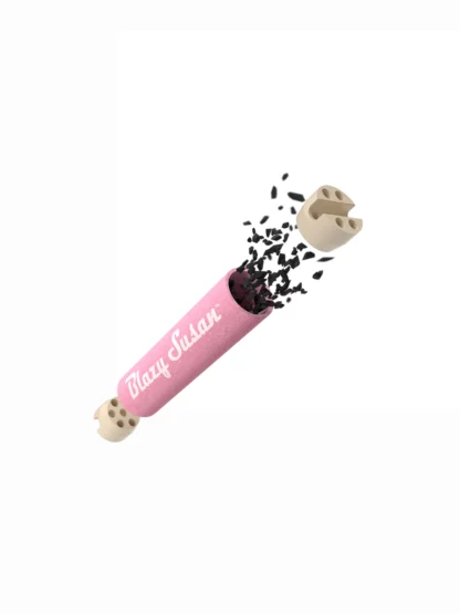 Blazy Susan Pink Activated Carbon Filter Tips Xtra Slim 100ct Open