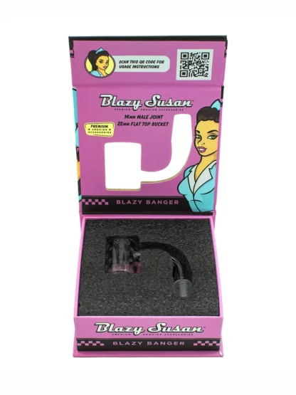 Blazy Susan Quartz Banger 14mm Male Joint Open
