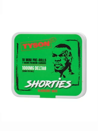 Blueberry Haze Tyson 2.0 Shorties Delta 8 Pre-Rolls 7G
