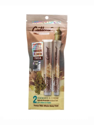 Cookies & Cream Cutleaf THC-A Pre Rolls 2G