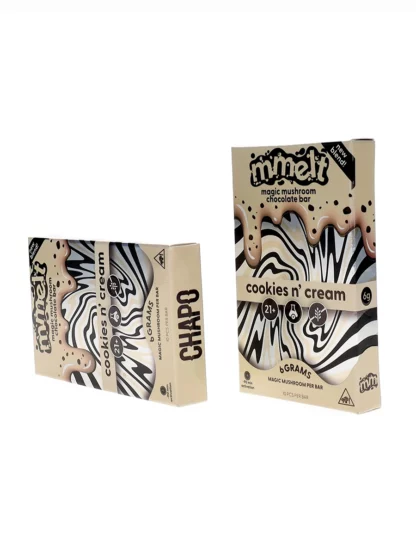 Cookies & Cream Mmelt Magic Mushroom Chocolate Bar 6G