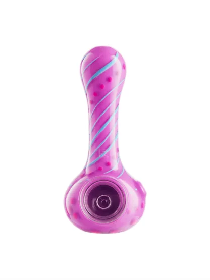 Eyce Oraflex Frolar Spoon Pipe Flower Purple Blue