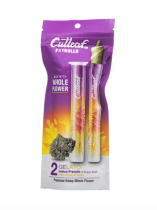 Gelato Cutleaf Whole Flower Pre Rolls 2G