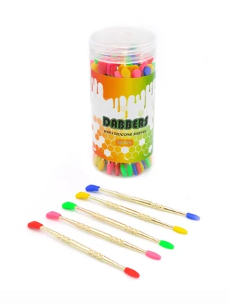 Gold Metal Dabber With Silicone Sleeve