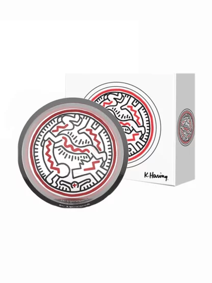 K Haring glass catchall Shake People
