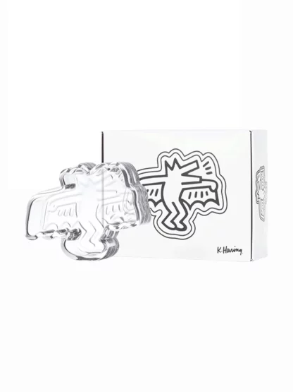 K.Haring Glass Catchall Dog Bat