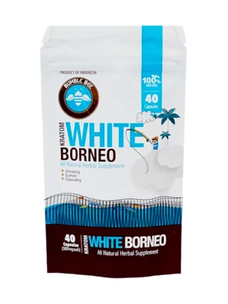 Bumble Bee White Borneo Kratom Capsules