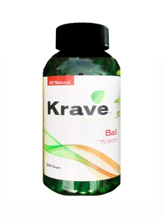 Krave Botanicals Bali Kratom Capsules