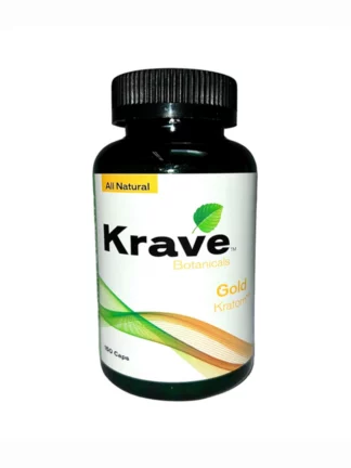 Krave Botanicals Gold Kratom Capsules 150