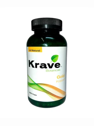 Krave Botanicals Gold Kratom Capsules 300