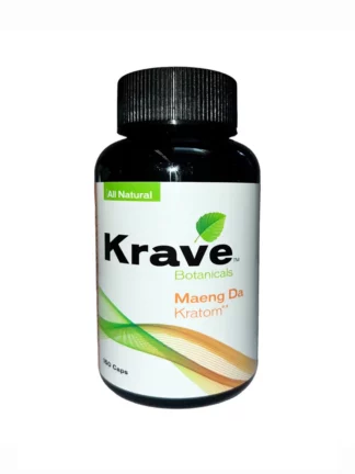 Krave Botanicals Maeng Da Kratom Capsules 150