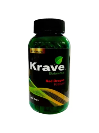 Krave Botanicals Red Dragon Kratom Capsules